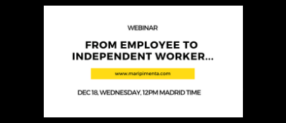 In today's work world, we need to be Independent. Even if we are an employee. Otherwise, we'll be dead soon.